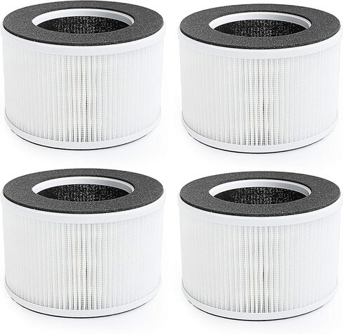 Flintar True HEPA Replacement Filter, Compatible with hOmeLabs Home 4-in-1 Compact HEPA Air Purifier HME020020N Only, AKJ050GE, 2-Pack in Kuwait
