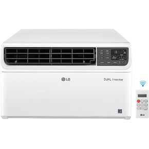 مكيف هواء النافذة الذكي LG بقوة 10000 وحدة حرارية بريطانية، يبرد مساحة 450 قدم مربع. قدم، تشغيل هادئ للغاية، توفير طاقة أكبر بنسبة تصل إلى 25%، ENERGY STAR®، يعمل مع LG ThinQ، وAmazon Alexa، وHey Google، 115 فولت in Kuwait