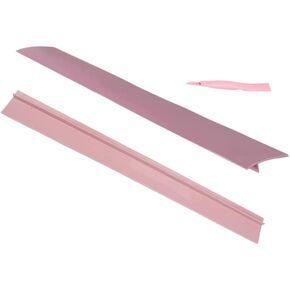 غطاء فجوة مضادة للموقد من السيليكون، حشو فجوة الفرن المقاوم للحرارة يسد الفجوات بين الموقد والعداد، سهل التنظيف (وردي) in Kuwait