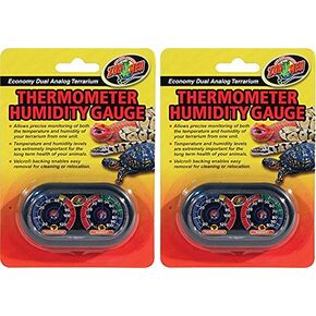 Zoo Med (2 Pack) Economy Analog Dual Thermometer and Humidity Gauge in Saudi Arabia