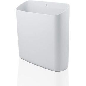 صندوق حامل الوبر من أميتالك، صندوق غسيل مغناطيسي كبير للمجفف، حاوية قمامة موفرة للمساحة معلقة على المجفف، الغسالة أو سلة المهملات المثبتة على الحائط (أبيض) in Kuwait