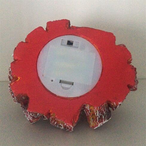 مارسروت مصباح مدفأة بدون لهب، مدفاة LED صناعية مع لهب حرق الخشب الواقعي، للمهرجانات، المنزل، ديكور الكريسماس، تعمل بالبطارية (البطاريات غير متضمنة) in Kuwait