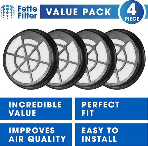 Fette Filter - 2 Pack Filter Compatible with Eureka WhirlWind Bagless Canister Vacuum NEN110B NEN110A NEN110D - Part # NEN0101 in Saudi Arabia