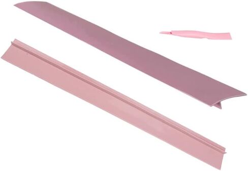 غطاء فجوة مضادة للموقد من السيليكون، حشو فجوة الفرن المقاوم للحرارة يسد الفجوات بين الموقد والعداد، سهل التنظيف (وردي) in Kuwait