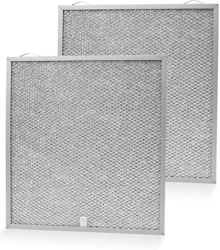 2Pcs Range Hood Filter Compatible with Broan Nutone BCSEK130WW BCSD130SS Kenmore 23351264710 23351269710, Replace S99010430-002 99010430-002 4512880 Aluminum Mesh Grease Filter in Saudi Arabia
