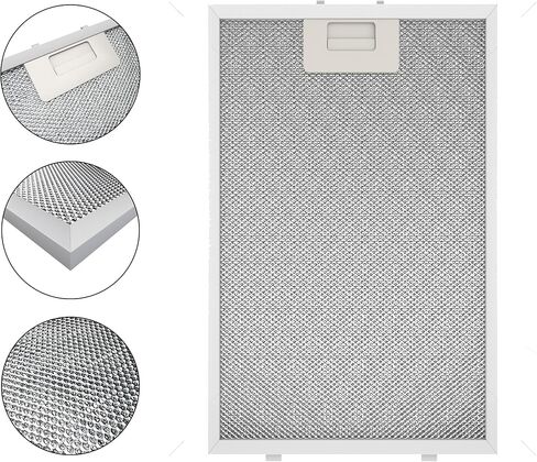 CIARRA AL370240 Aluminum Range Hood Vent Grease Filter 14.6" x 12.6" x 0.35" Compatible with CAS75918A,CAB75918B,CAS75918B in Kuwait
