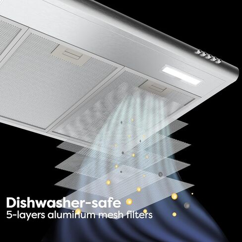 CIARRA AL370240 Aluminum Range Hood Vent Grease Filter 14.6" x 12.6" x 0.35" Compatible with CAS75918A,CAB75918B,CAS75918B in Kuwait