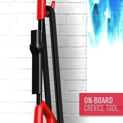 مكنسة كهربائية سيمبلي ستيك من ديرت 3 في 1، مكنسة يدوية وعصا صغيرة، خفيفة الوزن وبدون كيس، SD20000RED، احمر in Kuwait