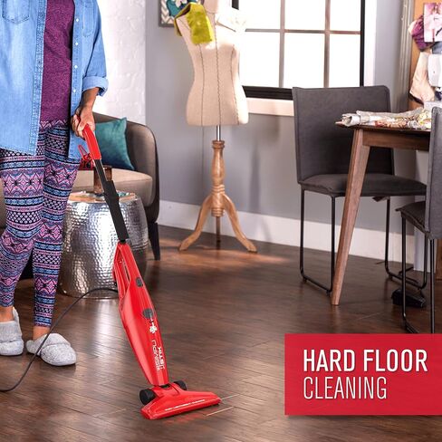 مكنسة كهربائية سيمبلي ستيك من ديرت 3 في 1، مكنسة يدوية وعصا صغيرة، خفيفة الوزن وبدون كيس، SD20000RED، احمر in Kuwait