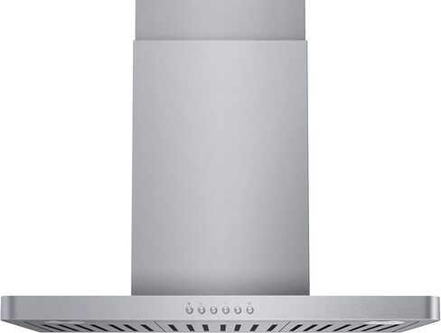 ONEEON Range Hood 30 Inch, 900 CFM Stainless Steel Wall Mount Kitchen Hood with Ducted Exhaust Vent, 4 Speed Exhaust Fan, LED Lights, Push Button, Ultra-thin Body, Chimney Style Stove Vent Hood in Saudi Arabia