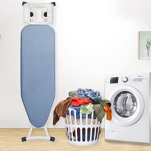 Ironing Board Cover and Pad, Heat Reflective & Stain Resistant Standard Full Size 15x54 Thick Padding Heavy Duty Iron Board Replacement Cover with Elastic Edge 2 Adjustable Fastener Straps in Saudi Arabia