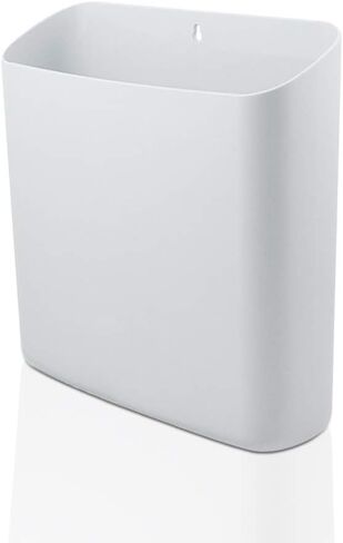 صندوق حامل الوبر من أميتالك، صندوق غسيل مغناطيسي كبير للمجفف، حاوية قمامة موفرة للمساحة معلقة على المجفف، الغسالة أو سلة المهملات المثبتة على الحائط (أبيض) in Kuwait