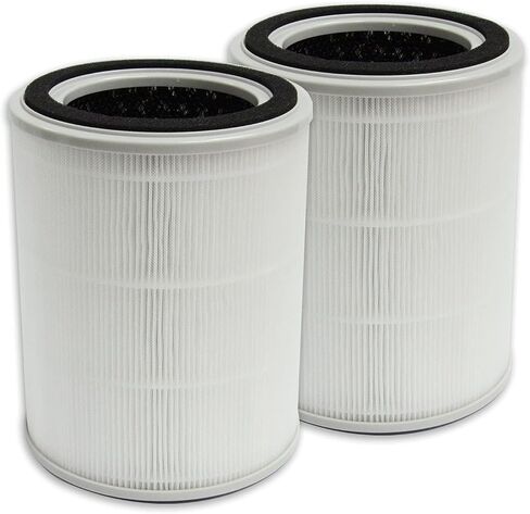 PUREBURG Replacement True HEPA Filters Compatible with TOPPIN Comfy Air C2 True Hepa Air Purifier TPAP001, 4-Stage Filtration High-efficiency Activated carbon,2-Pack in Saudi Arabia