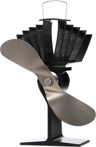 AirMax, Classic Styled, Heat Powered Wood Stove Fan, 175 CFM, 812AMXBX, Large-Sized, 9" Blade, Black in Saudi Arabia
