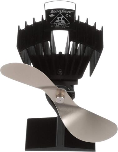 AirMax, Classic Styled, Heat Powered Wood Stove Fan, 175 CFM, 812AMXBX, Large-Sized, 9" Blade, Black in Saudi Arabia