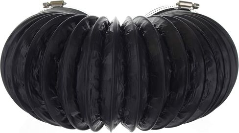 Flexible Clothes Dryer Duct - 10 Foot by 4 Inch | Includes 2 Premium Screw Clamps in Kuwait
