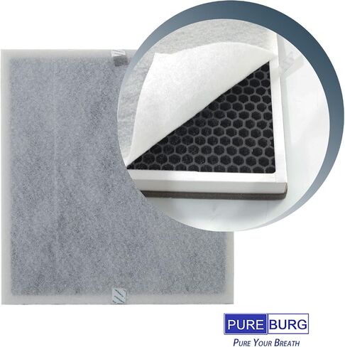 PUREBURG Replacement H13 True HEPA Filter Kit Compatible with Govee life H7123 and Homvana H211/H211S Air Purifiers,4-Stage Filtration High-efficiency Activated carbon,2-Pack in Saudi Arabia