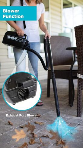 Simplicity Vacuums Handheld Canister Vacuum with Carry Strap for Hard Floors and Rugs, Car Detailing Vacuum Cleaner, S100 in Kuwait
