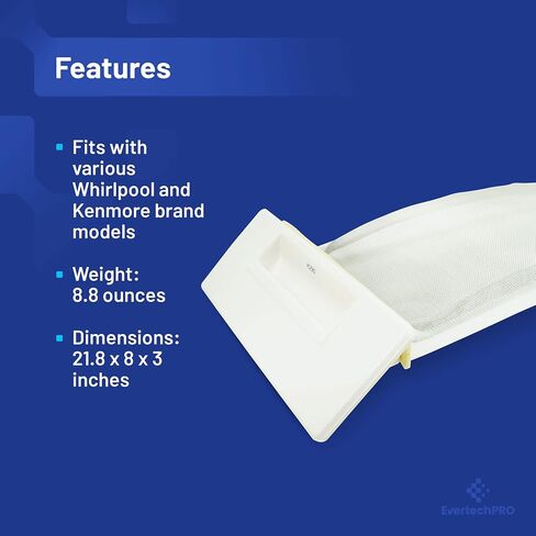 EvertechPRO Dryer Lint Screen W10874409 8557884 Replacement for Whirlpool 341256 348855 348858 689469 in Saudi Arabia