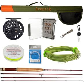 طقم كومبو لقضيب الطيران والبكرة من Aventik بوزن 0/1/2/3/4، وزي قضيب وبكرة الطيران للمبتدئين، مع حقيبة سفر واقية in Kuwait