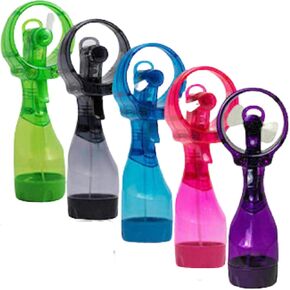 مروحة رذاذ فاخرة - مروحة مياه محمولة - مروحة تجميع محمولة تعمل بالبطارية مع فتحة واسعة للثلج (2) in Kuwait