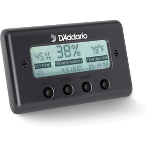 D'Addario Accessories Hygrometer Humidity And Temperature Sensor