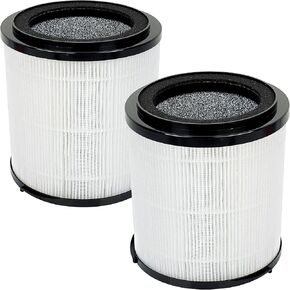 فلتر بديل Flintar H13 True HEPA، متوافق مع منقي الهواء SilverOnyx ذو 5 سرعات KJ150F-C02، فلتر HEPA الحقيقي 4 في 1 H13، للغرفة الكبيرة 500 قدم مربع (مجموعتان) in Kuwait