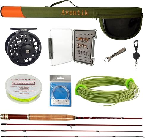 طقم كومبو لقضيب الطيران والبكرة من Aventik بوزن 0/1/2/3/4، وزي قضيب وبكرة الطيران للمبتدئين، مع حقيبة سفر واقية in Kuwait