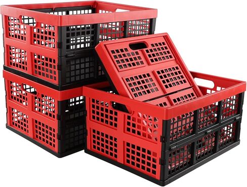 منظم سلال من البلاستيك منسوج من رامدادي، 27.94 سم × 24.13 سم × 11.43 سم، عبوتان. in Kuwait