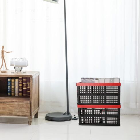 منظم سلال من البلاستيك منسوج من رامدادي، 27.94 سم × 24.13 سم × 11.43 سم، عبوتان. in Kuwait