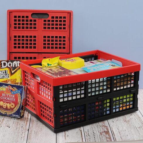 منظم سلال من البلاستيك منسوج من رامدادي، 27.94 سم × 24.13 سم × 11.43 سم، عبوتان. in Kuwait