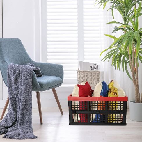 منظم سلال من البلاستيك منسوج من رامدادي، 27.94 سم × 24.13 سم × 11.43 سم، عبوتان. in Kuwait