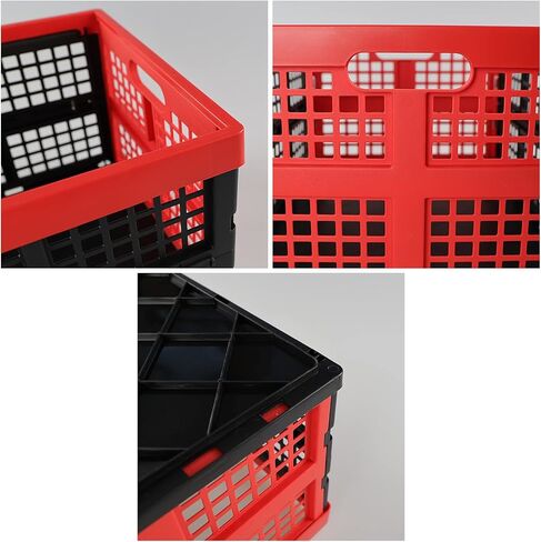 منظم سلال من البلاستيك منسوج من رامدادي، 27.94 سم × 24.13 سم × 11.43 سم، عبوتان. in Kuwait