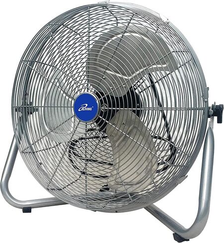 iLiving 18" Rechargeable Battery Operated Camping Floor Fan, High Velocity Portable Outdoor Fan with Metal Blade, With Built-in Lithium Battery for Whole Day Usage, 18 Inches, Military Green in Saudi Arabia