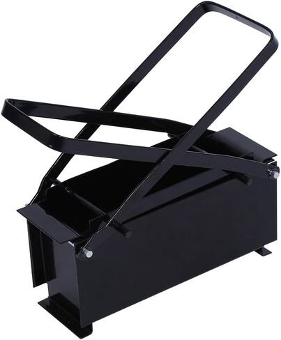Paper Brick Maker, DIY Recycle Newspaper Briquette Maker Press Heavy Duty Iron Manual Waste Paper Log Maker for Heating Fire Stove Home Tool in Saudi Arabia