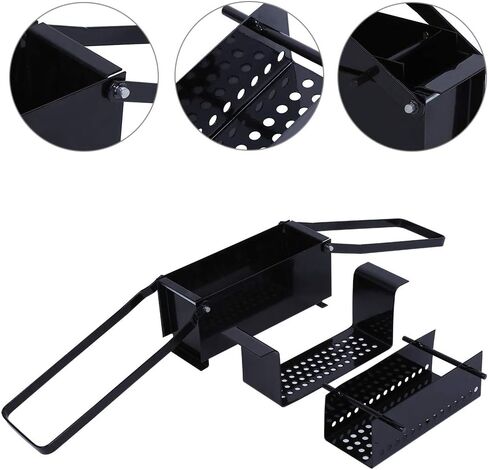 Paper Brick Maker, DIY Recycle Newspaper Briquette Maker Press Heavy Duty Iron Manual Waste Paper Log Maker for Heating Fire Stove Home Tool in Saudi Arabia