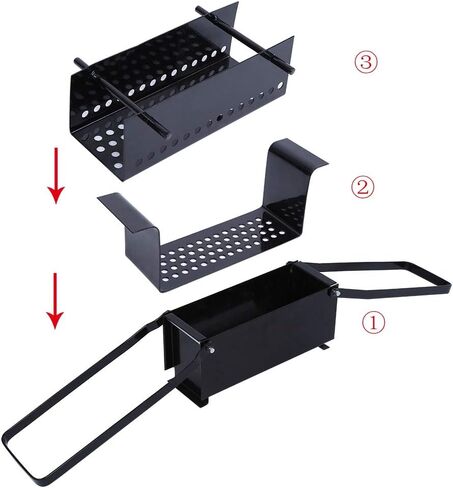 Paper Brick Maker, DIY Recycle Newspaper Briquette Maker Press Heavy Duty Iron Manual Waste Paper Log Maker for Heating Fire Stove Home Tool in Saudi Arabia