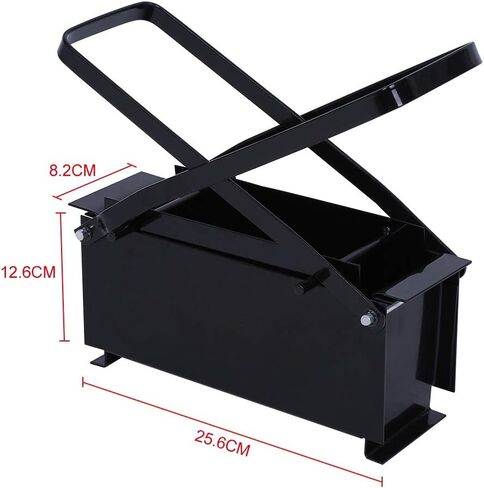 Paper Brick Maker, DIY Recycle Newspaper Briquette Maker Press Heavy Duty Iron Manual Waste Paper Log Maker for Heating Fire Stove Home Tool in Saudi Arabia