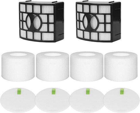 بديل لفلتر Froliclean للمكنسة المستقيمة ذات السرعة المرتفعة زيرو-إم NV600، NV601، NV611، NV770، NV771، UV700، XFF600 XHF600 (2 مرشحات هيبا + 4 رغوة ولباد) in Kuwait