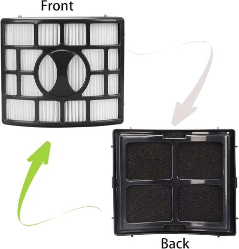 بديل لفلتر Froliclean للمكنسة المستقيمة ذات السرعة المرتفعة زيرو-إم NV600، NV601، NV611، NV770، NV771، UV700، XFF600 XHF600 (2 مرشحات هيبا + 4 رغوة ولباد) in Kuwait