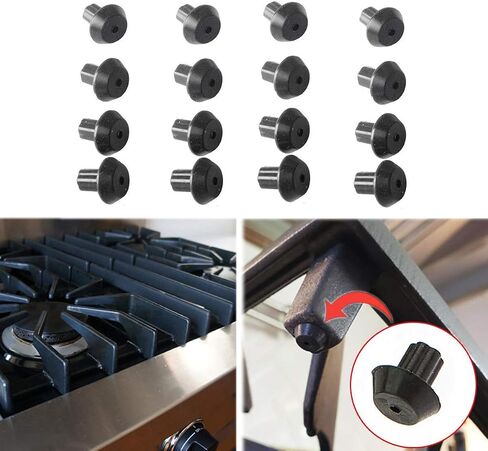 PD040035 Grate Rubber Feet or Grate Bumper Feet Compatible with Viking Range with Heat Resistant Material by Wadoy (20 Pack) in Saudi Arabia