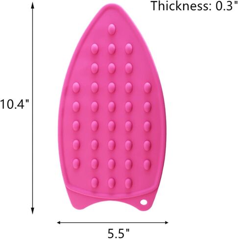 3 قطع من وسادات مسند الحديد من السيليكون لتدفئة لوح الكي، سلسلة أكثر سمكًا وسهلة الاستخدام مع فتحة للحائط، مزيج مثالي مع لوح الكي والحصيرة. in Kuwait
