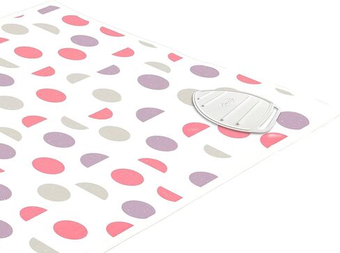 Encasa Homes Ironing Mat/Pad (Large 47 x 28 inch) with 3mm Padding & Silicone Iron Rest for Steam Pressing on Tabletop or Bed - Heat Resistant, Portable, Quilting & Travel Blanket - Pink Moon in Saudi Arabia