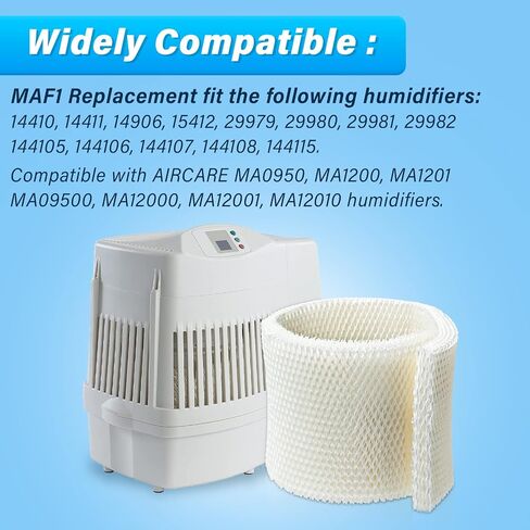 فلاتر Pokin MAF1 تمتص الرطوبة من أجل العناية بالهواء/إيسيك إير/ترطيب الهواء MA1201 MAF-1 MA0950، 1200، 1201، 09500، كنمور 14906، 14410، 14411، فلتر فتيل مرطب (2 عبوة) in Saudi Arabia