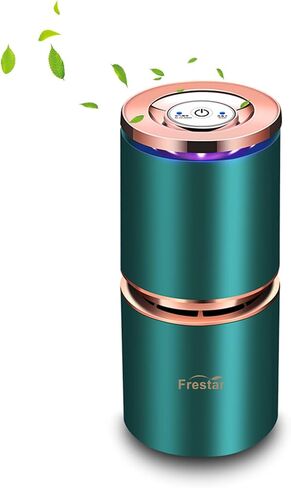 Mini Air Purifier USB Air Purifiers for Car Office Desk Small Room, Super Quiet with LED Night Light, No Adapter (Black) in Saudi Arabia