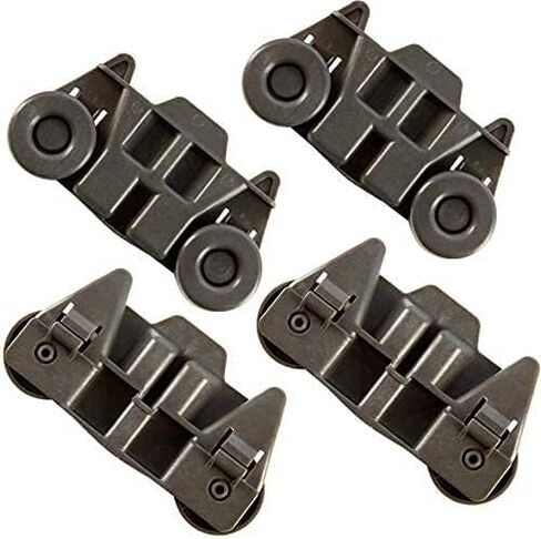4 pieces of W10195416 upgrade dishwasher lower wheels, suitable for kitchen, whirlpool, Kenmore elite, maytag dishwasher parts lower rack, with 1.59 inch wheels. in Saudi Arabia
