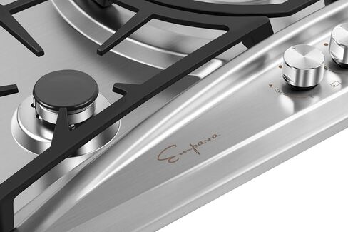 Empava 36 Inch Gas Cooktop with 5 Italy Sabaf Sealed Burners NG/LPG Convertible in Stainless Steel Model 2020 in Saudi Arabia