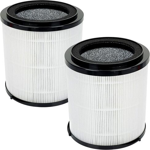 فلتر بديل Flintar H13 True HEPA، متوافق مع منقي الهواء SilverOnyx ذو 5 سرعات KJ150F-C02، فلتر HEPA الحقيقي 4 في 1 H13، للغرفة الكبيرة 500 قدم مربع (مجموعتان) in Kuwait