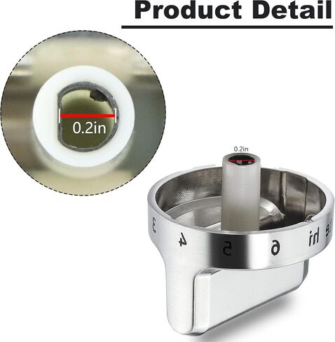 باكسي بلو مقبض تحكم بديل 5304502763 متوافق مع PS11724147 AP5984069 4279473 EAP11724147 متوافق مع مجموعة فريجيدير (قطعة واحدة) in Kuwait