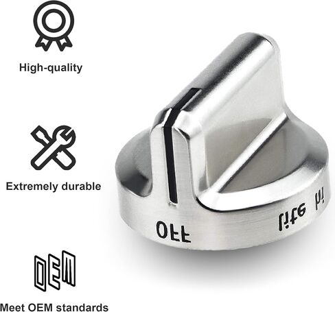 باكسي بلو مقبض تحكم بديل 5304502763 متوافق مع PS11724147 AP5984069 4279473 EAP11724147 متوافق مع مجموعة فريجيدير (قطعة واحدة) in Kuwait